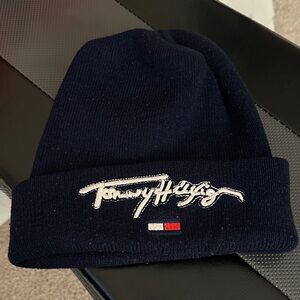 Tommy Hilfiger Dark Blue Knit Beanie